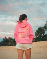 "Quality Time" Oversized Lux Hoodie in Pink