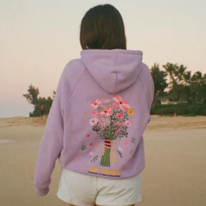 "Gift Giving" Oversized Lux Hoodie in Lavender