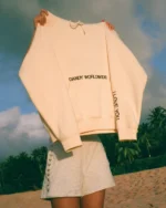 "Words of Affirmation" Oversized Lux Hoodie in Cream