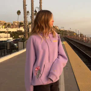 "Gift Giving" Oversized Lux Hoodie in Lavender