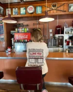 "Diner" Crew Neck in Cream