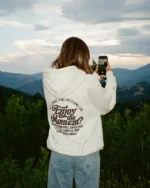 "Enjoy the Moment" Oversized Lux Hoodie in Heather Gray