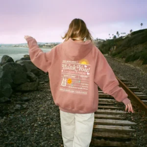 "Quality Time" Oversized Lux Hoodie in Light Brown