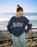 "The Great Outdoors" Knit Sweater in Blue