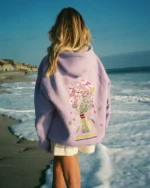 "Gift Giving" Oversized Lux Hoodie in Lavender